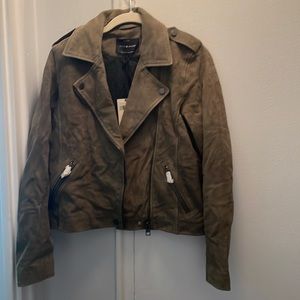 Lucky Brand Helen Leather Moto Jacket size M